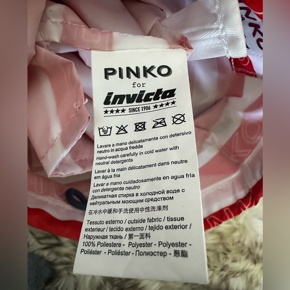 PINKO Printed Nylon Backpack Designer - Picture 14 of 16